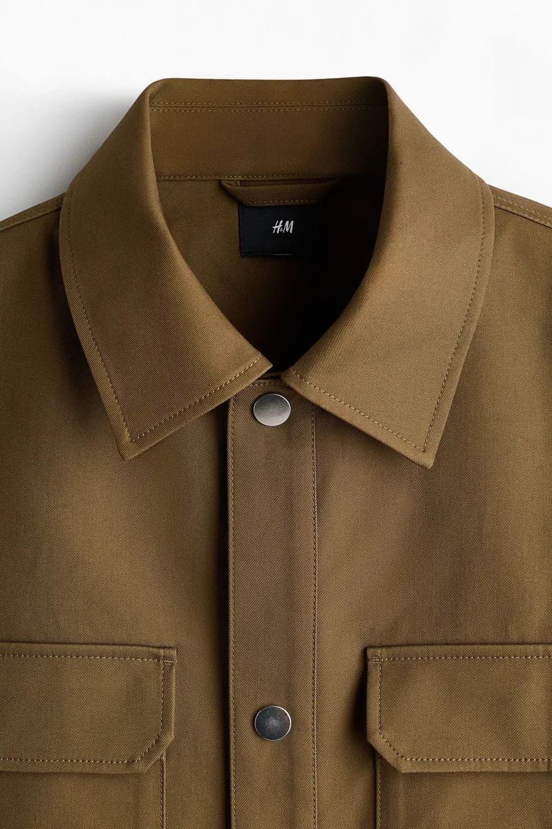 اتش اند ام جاكيت خفيف بقصة مربعة